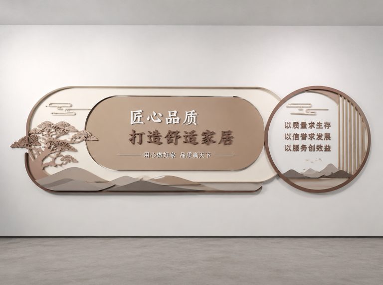 香洲区展厅立体字发光字与灯箱